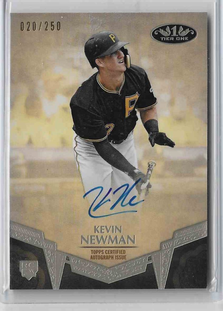 2019 Topps Tier One Break Out Autograph BA-KN Kevin Newman